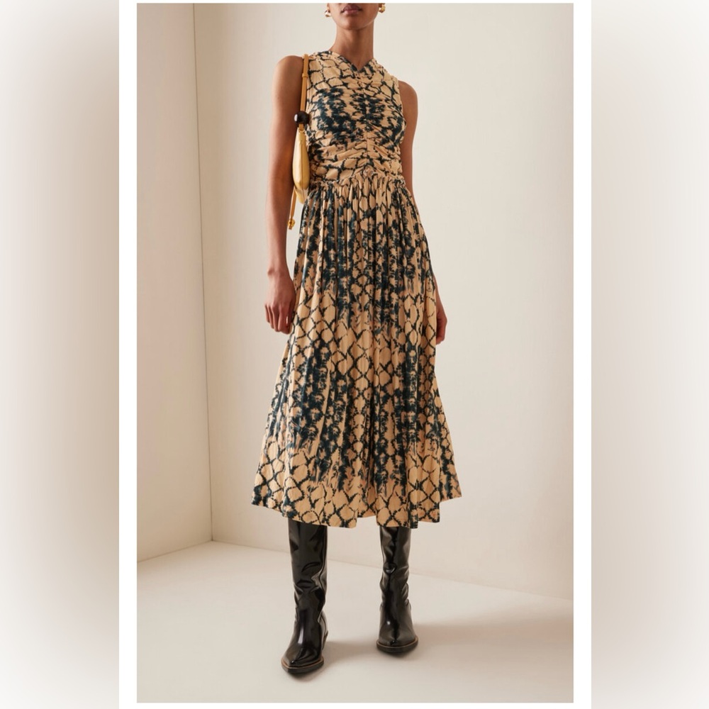 Ulla Johnson Sascha Tissue Cotton Jersey Midi Dress